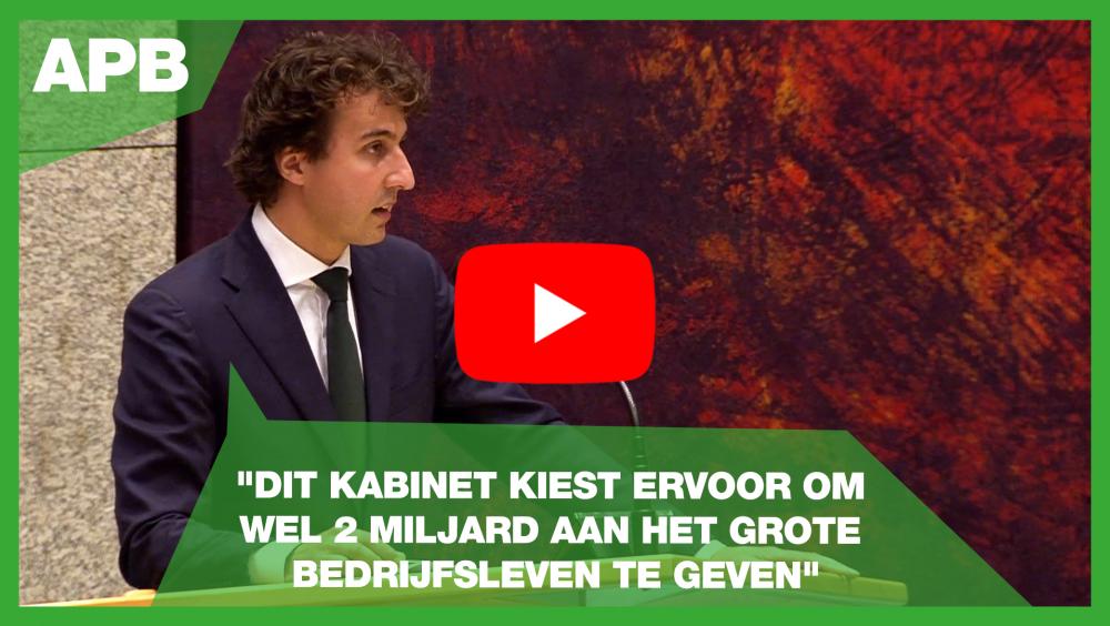 Jesse Klaver tijdens de APB