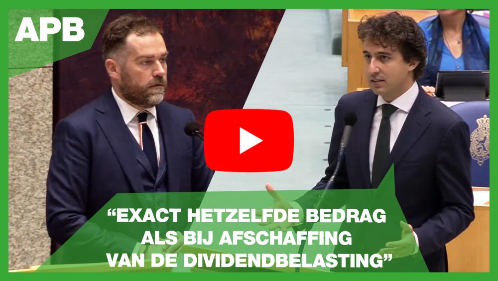 Jesse Klaver tijdens de APB