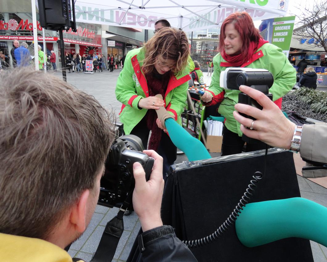 Stop de Stopwatch actie 22 februari, Rotterdam