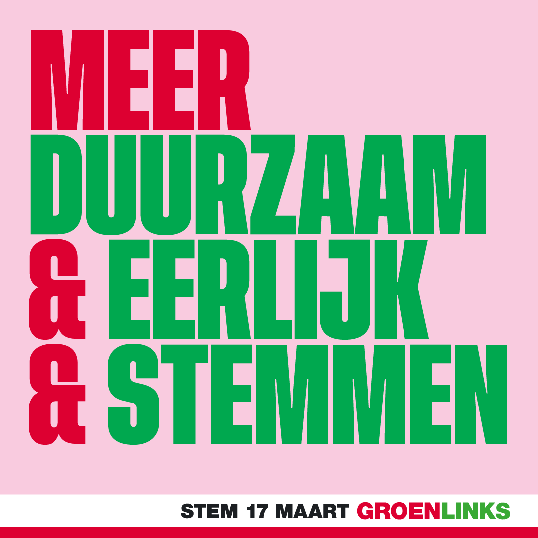 Meer duurzaam & eerlijk & stemmen