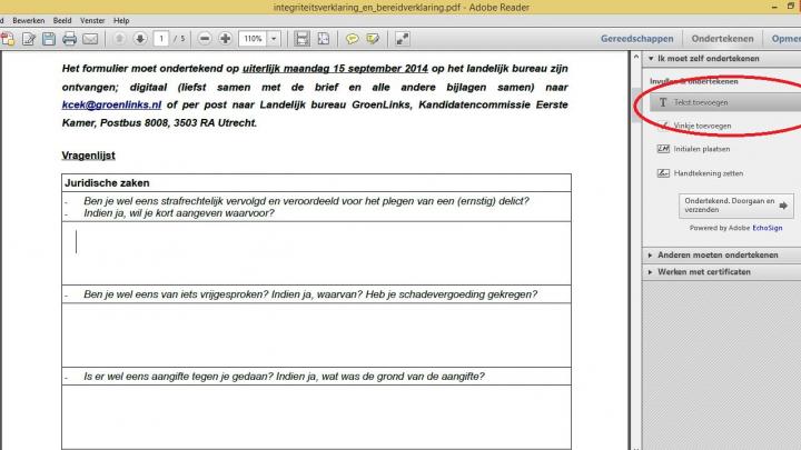 stap 2: kies &quot;tekst toevoegen&quot;